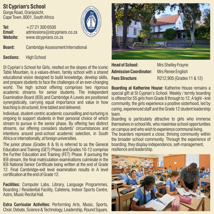St Cyprian's School