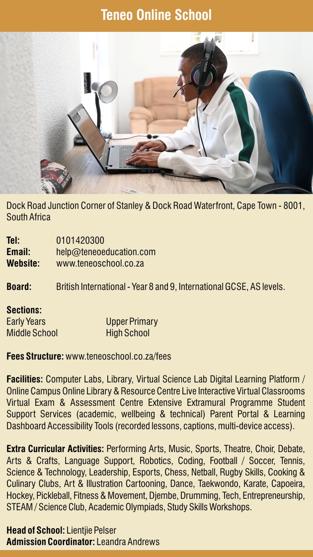 Teneo Online School-South-Africa